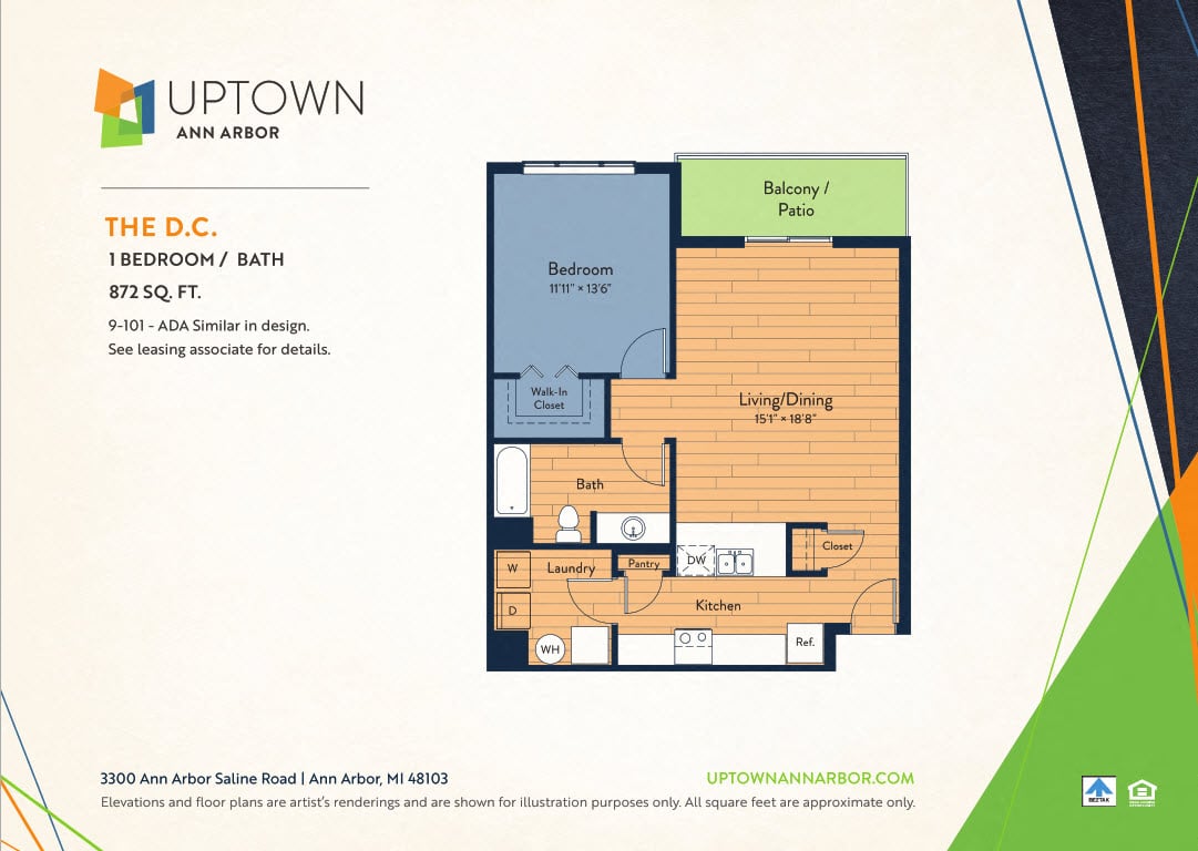 The D.C floor plan